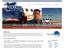 Tablet Screenshot of centralairways.ca